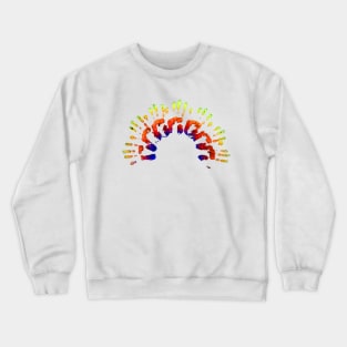 Hand Rainbow Crewneck Sweatshirt